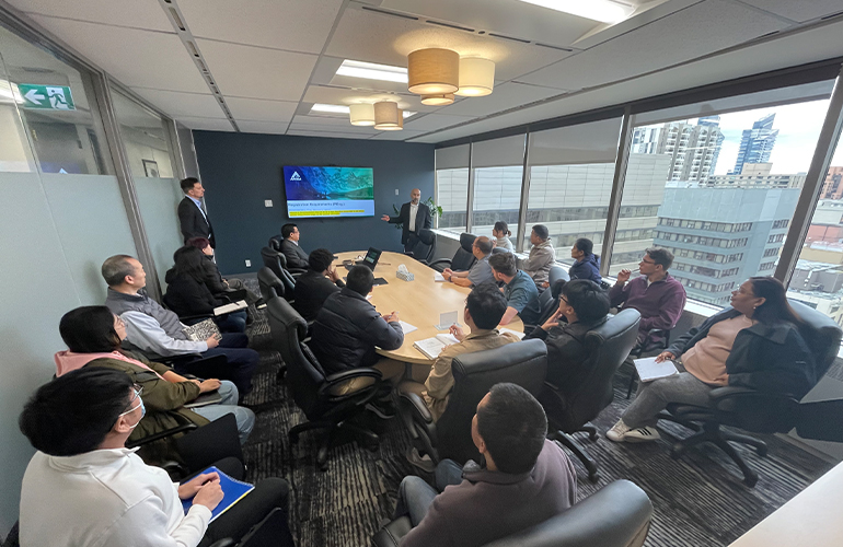 CCPGE Invited Mr. Mirza, the Admission’s Engineer from APEGA, to Deliver a Training Session on P.Eng. Application